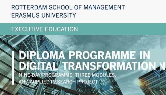 Programme helps with turning disruption into opportunities