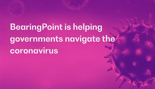 How BearingPoint is helping governments navigate the coronavirus