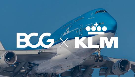 KLM and BCG extend their digital airline operations partnership