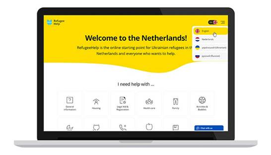 RefugeeHelp.com: A platform for Ukrainian refugees in the Netherlands