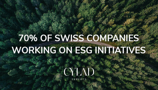Cylad Consulting: 70% of Swiss companies working on ESG initiatives