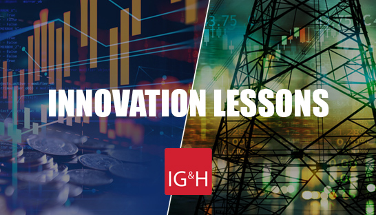 Innovation lessons for both financial services and energy