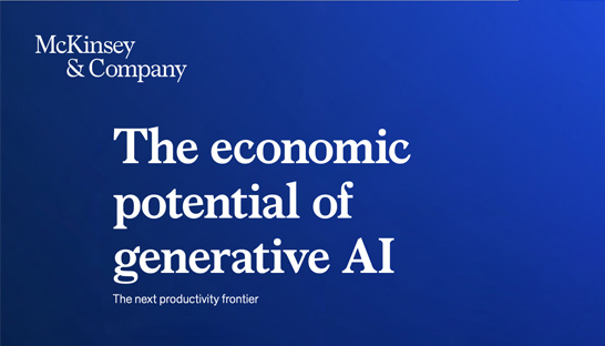 Generative AI can add up to $4.4 trillion in productivity annually