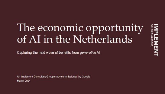 Generative AI could boost Dutch economy by €85 billion