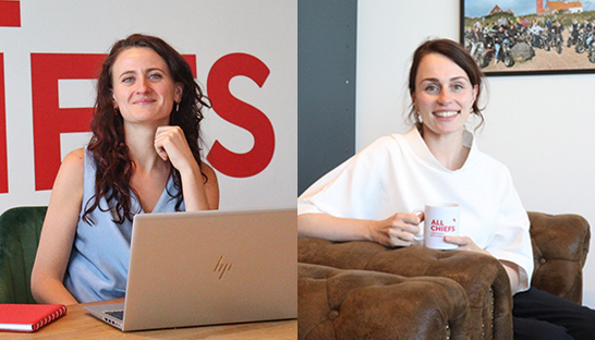 Anneline van Dijk and Joanne Berntsen on their new challenge at AllChiefs