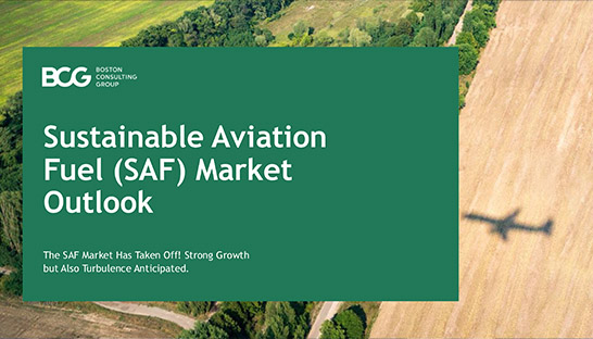 Global demand for sustainable aviation fuel (SAF) to explode by 2030
