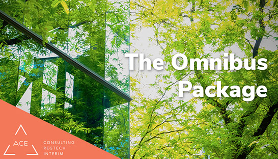 The Omnibus Package: A game-changer for sustainability compliance in financial services