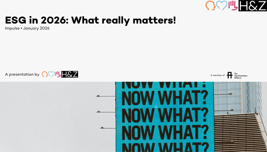 H&Z Management Consulting spotlights three ESG focus areas for 2026